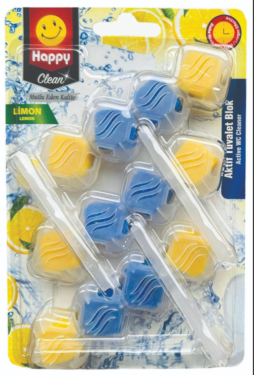 Happy Clean Wc Blok Limon 3 x 50 Gr