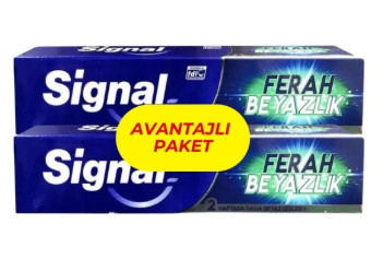 Signal Diş Macunu Ferah Beyazlık 2x50 Ml