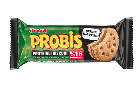 Ülker Probis Şeker İlavesiz Kakaolu Bisküvi 101 Gr