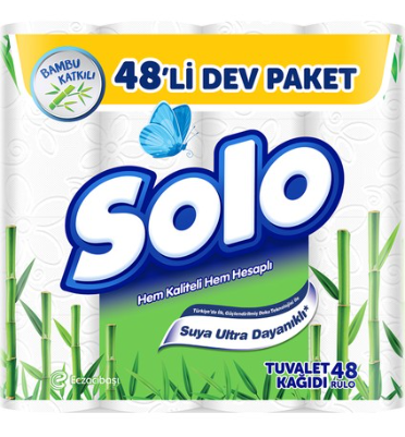 Solo 48 Li Bambu Katkılı Tuvalet Kağıdı