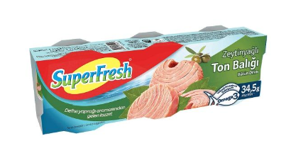 S.Fresh Ton Balık Zeytinyağlı 3x75 Gr