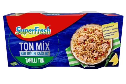 S.Fresh Ton Mıx Tahıllı Ton Balık 2x150 Gr