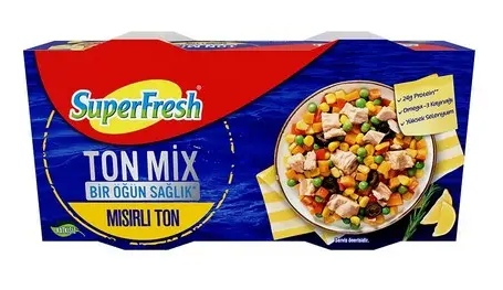 S.FRESH TON MIX MISIRLI TON BALIK 2X150 GR