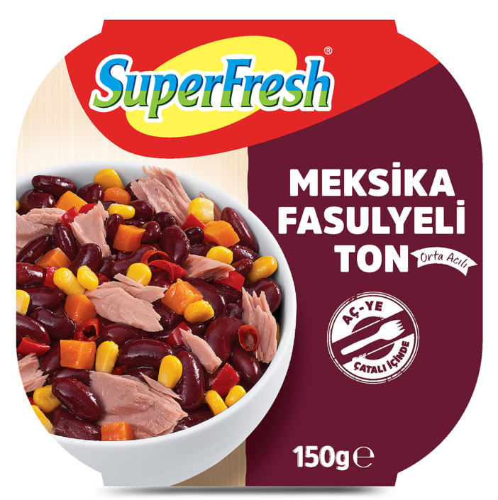 S.fresh Ton Meksika Fasulyeli Ton 150 Gr