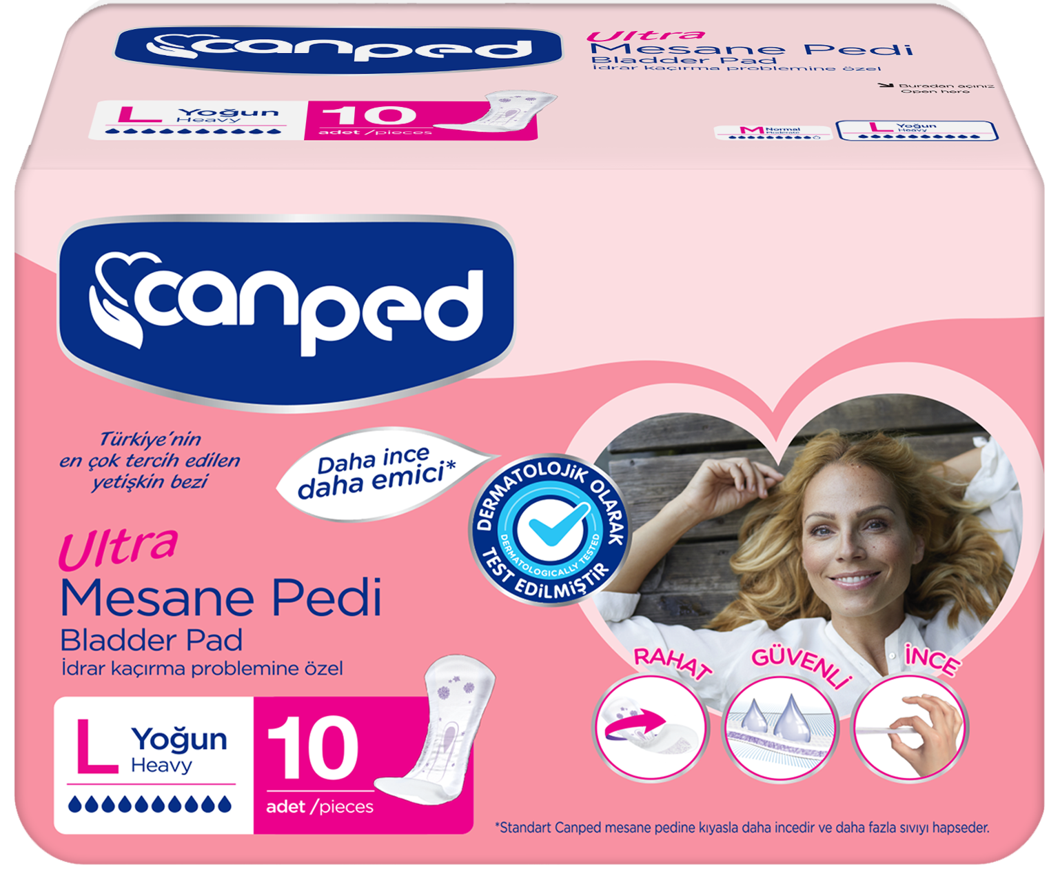 Canped Ultra Mesane Pedı Buyuk 10 lu