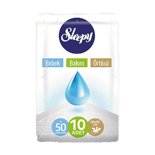 Sleepy Sensitive Bebek Bakım Örtüsü 10 Lu