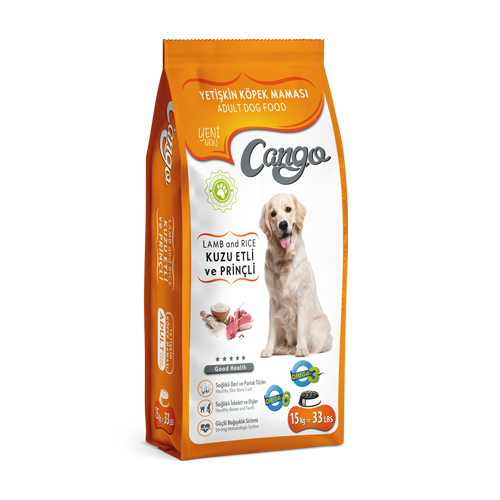 Cango Yetişkin Köpek Maması Kuzu Etli Pirinçli 15 kg