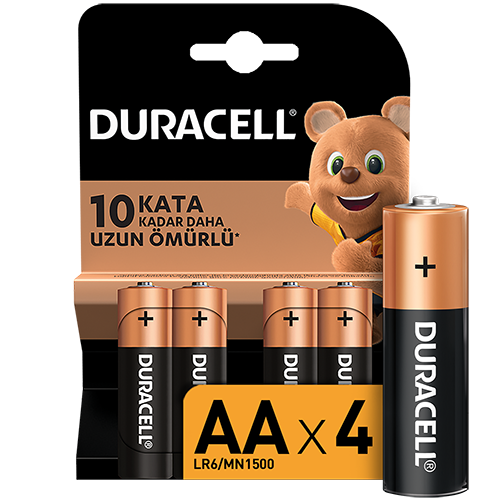 Duracell Basic 4lü Kalem Pil AA