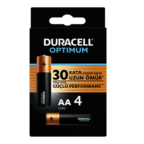 Duracell Optimum AA Kalın Kalem Pil 4 Lü