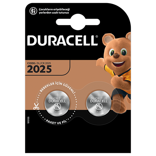 Duracell Düğme Pil 2025 2 Li 3Volt