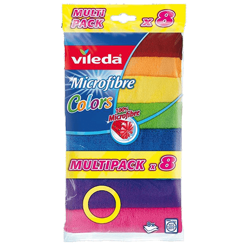 Vileda Mikrofiber Colors 8 Li Bez