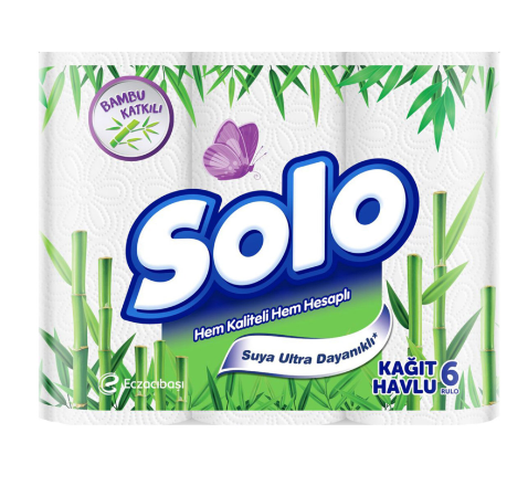 Solo 6 Lı Bambu - Ultra Katkılı Kağıt Havlu