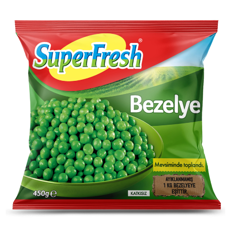 Super Fresh Dnk Sbz Bezelye Yerli 450 gr