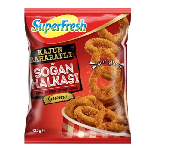 Super Fresh Dnk.Sbz.Soğan Halka Kajun Bah.425Gr