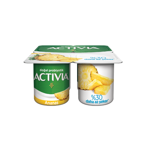 Danone Activia Yoğurt Ananas 4*100 Gr