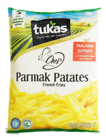 Tukaş Dnk.Sbz. Eko Patates 2500 Gr