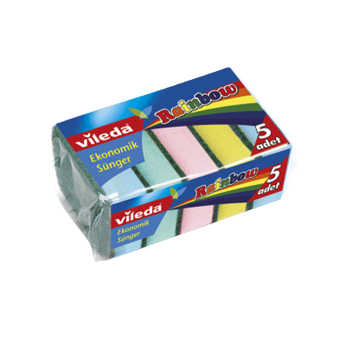 Vileda Rainbow Sünger 5li