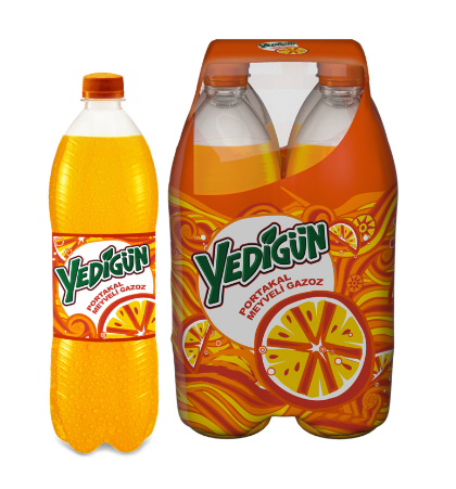 Yedigün Portakal Pet 4X1 Lt