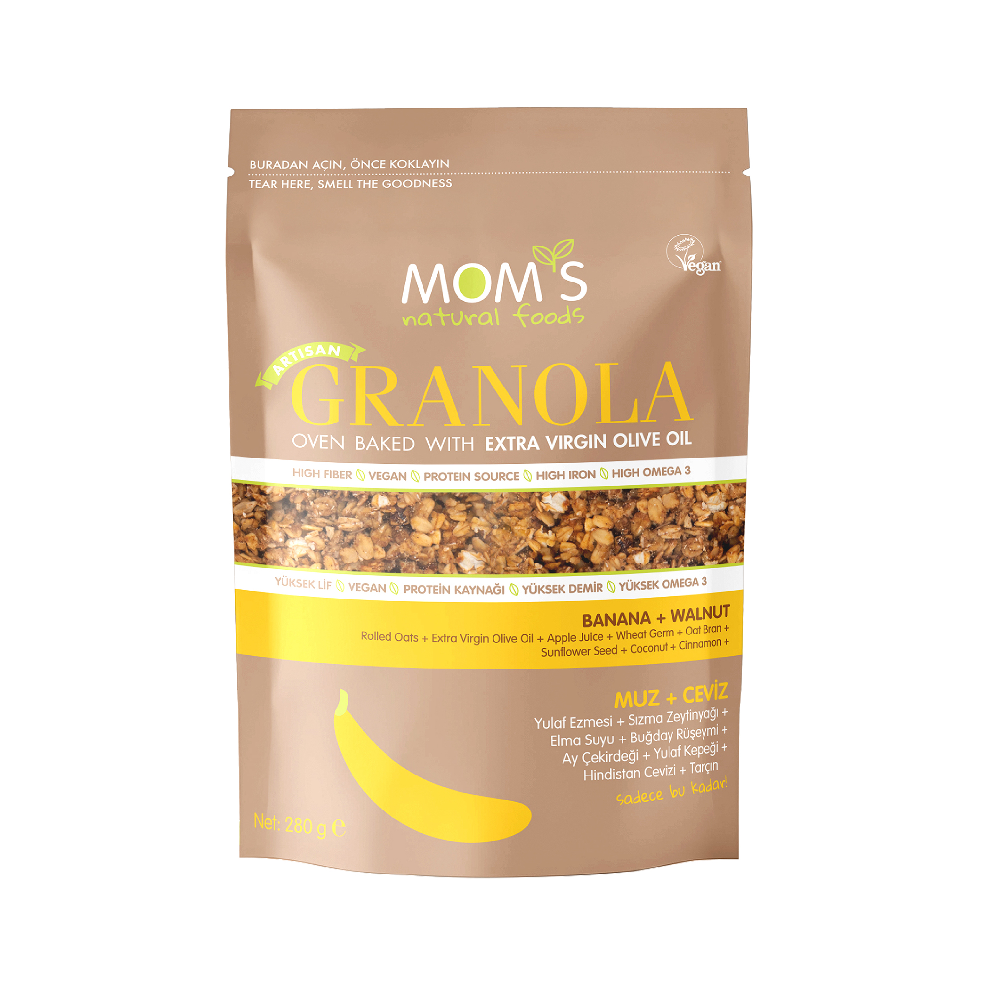 Mom's Muz Ceviz Granola