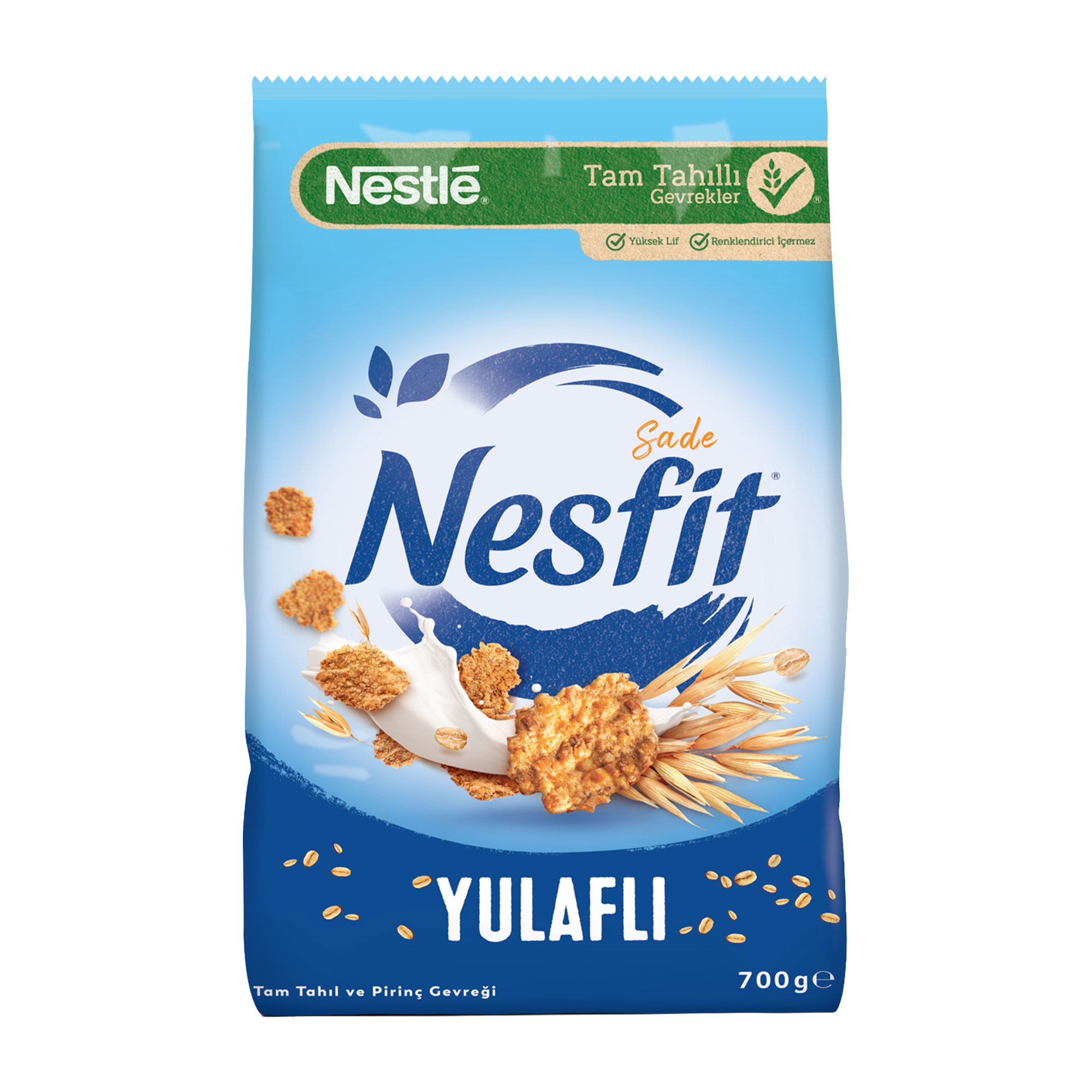 Nesfit Sade Tam Buğday ve Pirinç Gevreği