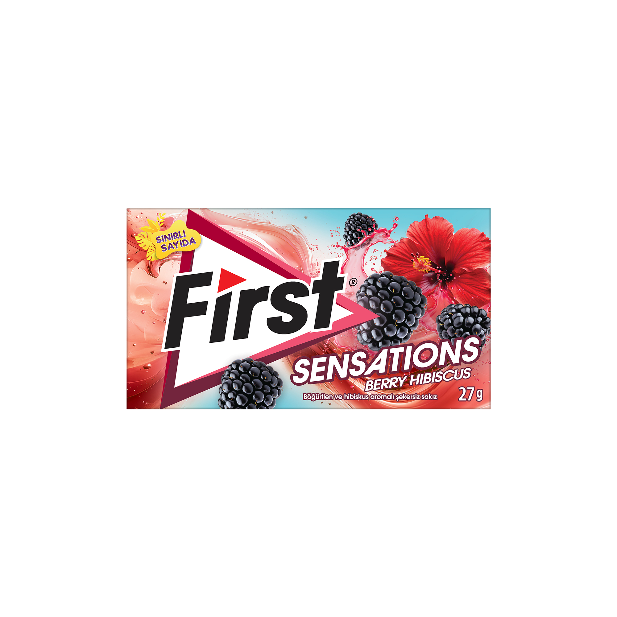 First Sensations Berry Hibisküs Aromalı Şekersiz Sakız